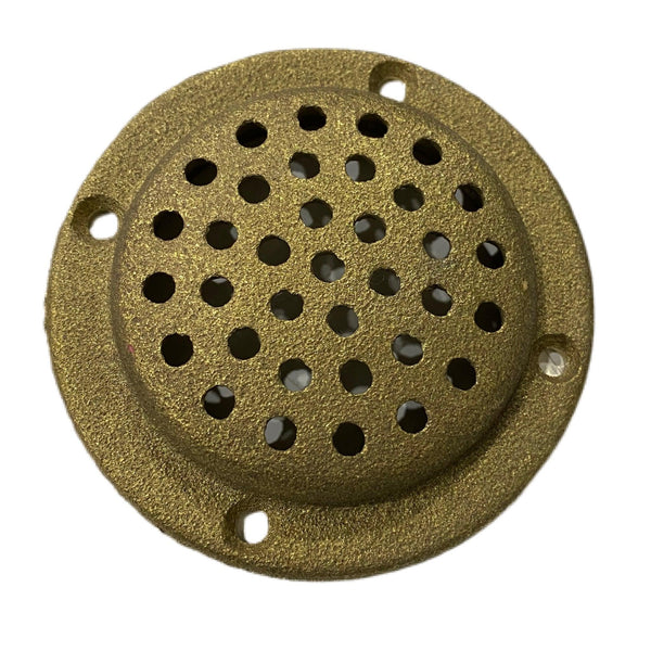 Marine Hardware Round Brass Strainer Screen for 1" Thru Hull THSCRN1.00-B - Essenbay Marine