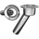 Mate Series Rod & Cup Holder 30º Rod Angle Round Top Open at Bottom C1030ND - Essenbay Marine