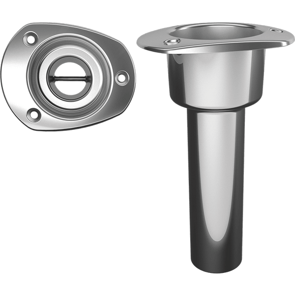 fish mate rod holder Series 30 degree, Oval Top 316 Stainless Drain -C2030D Marine Fiberglass Direct adjustable 2 hitch Mate Series Rod & Cup