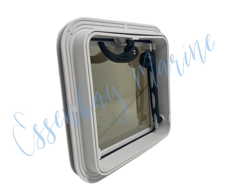 Jim Black 10"x10" Polar White SolarCool Ventilation Hatch 591-1010-05-02SC-05 - Essenbay Marine