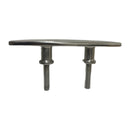 Marine Hardware 10" 316 SS Stud Mount Euro Style Cleat SSCL66011-2SE - Essenbay Marine