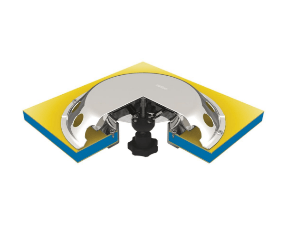 VETUS Closable Deck Ventilator UFO2, SS, incl. Plastic Trim Ring Part UFO2 - Essenbay Marine