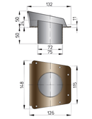 VETUS Shell Ventilator SCIROCCO incl. Plastic Baseplate Part SCIROCCO - Essenbay Marine