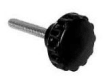 King Marine Large Black Nylon Knob 6425 - Essenbay Marine