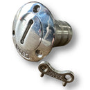 Marine Hardware 2" SS Deck Fill for Water with Chain & Key SSDF66396 - Essenbay Marine
