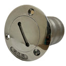 Marine Hardware 2" Stainless Steel Gas Deck Fill w/ Key & Chain SSDF66394 - Essenbay Marine