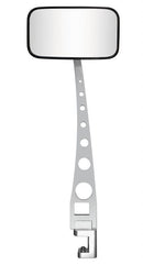 JIF Marine 4.5" x 8" Pontoon Mirror with Clamp on Bracket - Essenbay Marine