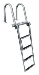 JIF MARINE GAT4 4-STEP PREMIUM STAINLESS REAR-ENTRY LADDER - Essenbay Marine