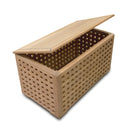 Whitecap Rhodes Teak Chest 33 1/2" W x 18 3/8" H x 17 1/2" D Part 63515 - Essenbay Marine