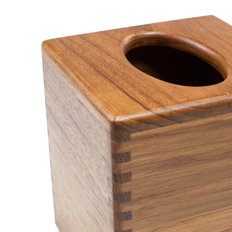 Whitecap Teak Tissue Box Holder 62344 - Essenbay Marine