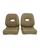 Brown Helm Seat - Essenbay Marine