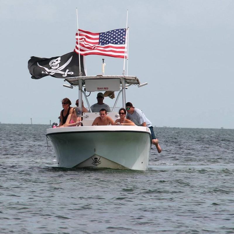 American Flag & Pole for Mate Series Rod/Cup Holders - Essenbay Marine