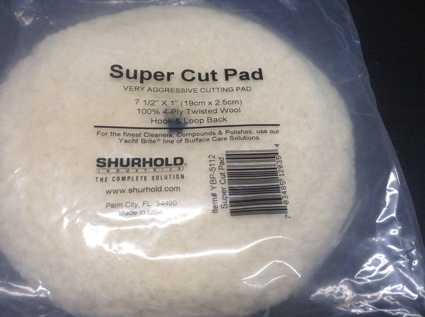 Shurhold Super Cut Pad 7-1/2" x 1"  Part # YBP-5112 - Essenbay Marine