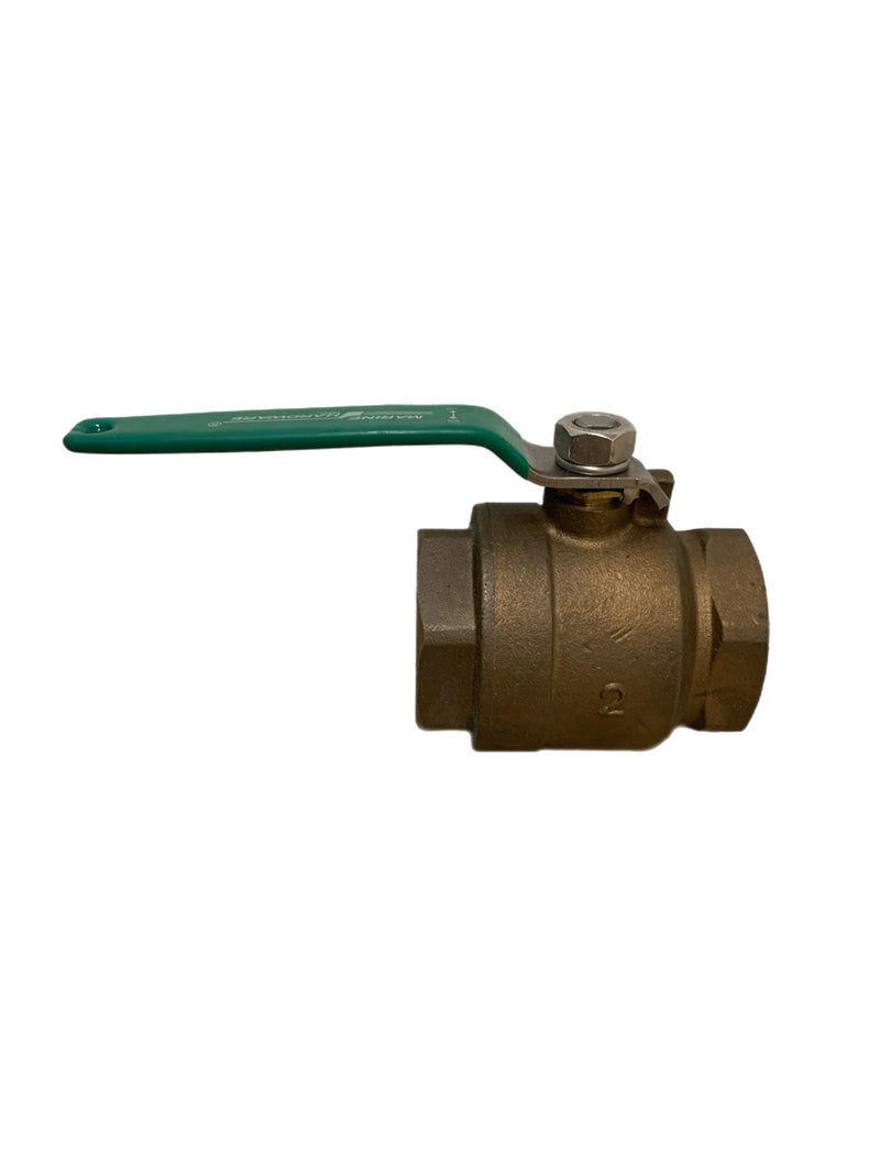 Marine Hardware Ball Valve 2 Inch Bronze BVLV2.000-FPHL - Essenbay Marine