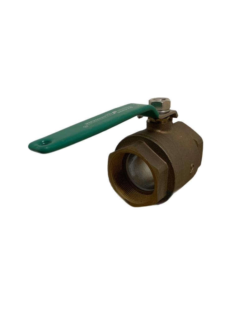 Marine Hardware Ball Valve 2 Inch Bronze BVLV2.000-FPHL - Essenbay Marine