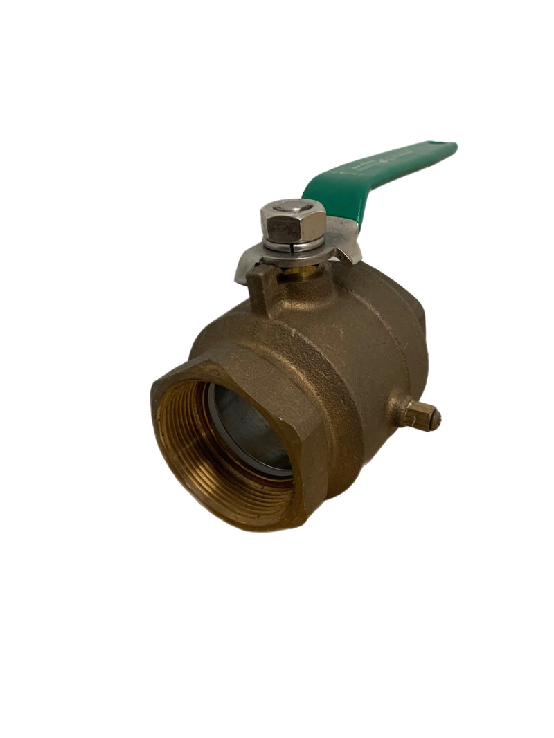 Marine Hardware Ball Valve 2 Inch Bronze BVLV2.000-FPHL - Essenbay Marine