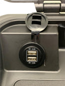 IPS Innovative Products Helm Box Organizer USB   528-000-812-09-32 Black - Essenbay Marine