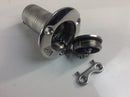 King Marine 1-1/2" Oil Deck Fill with Chain & key 316SS 88369 - Essenbay Marine