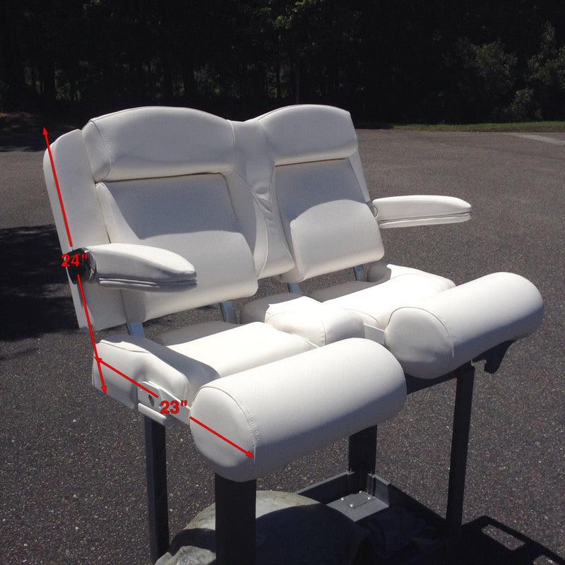 Sea Hunt Boats Gamefish Baitwell Dual Helm Chair / Captains Chair
