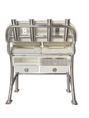 Key West Leaning Post with Flip Up Bolsters and Rod Holders & Tackle Unit Option - Essenbay Marine