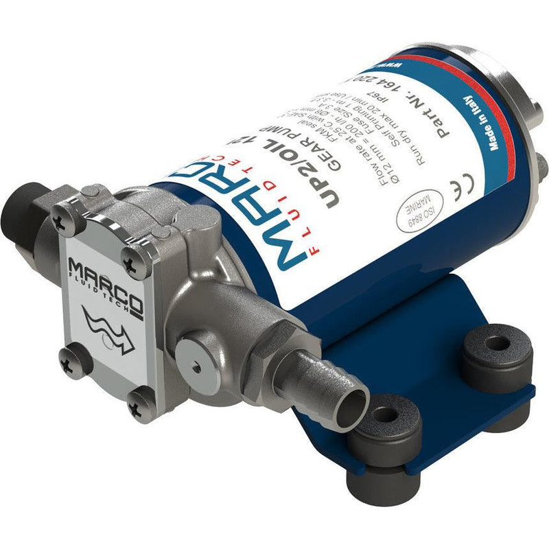 Marco/Mate USA UP2/OIL 12V Gear Oil Pump, 3/8 in. NPT, 21.8 PSI, 3.3 ft. Self-Priming - Essenbay Marine