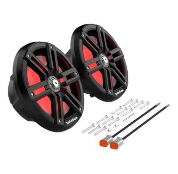 Rockford Fosgate M2-8B 8” Color Optix™ Marine 2-Way System Black - Essenbay Marine