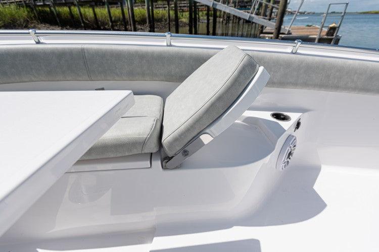 Sportsman Boats 282/312CC/267BB (2018-2020) Bow Cushion Headrest Set (Pair) Gray - Essenbay Marine