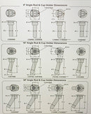 Mate Series Rod * Cup Holder 0º Rod Angle Round Top Open at Bottom C1000ND - Essenbay Marine