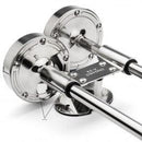 Deluxe All Stainless Steel Dual Trumpet - 24 Volt - Essenbay Marine