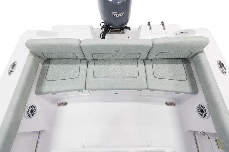 Sportsman Boats 241CC Cockpit Bolster Set (Pair) Port & Starboard Platinum Gray - Essenbay Marine