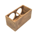 Whitecap Teak Two Drink Holder Rack Part 62610 - Essenbay Marine