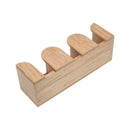 Whitecap Teak Three Mug Holder Rack Part 62410 - Essenbay Marine