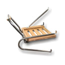Whitecap Teak Inboard / Outboard Motors 1 Step Boat Swim Platform & Hand Rail - 60902 - Essenbay Marine
