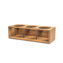 Whitecap Teak Three Insulated Drink / Bottle Rack Holder Part 62624 - Essenbay Marine