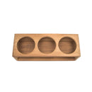 Whitecap Teak Three Insulated Drink / Bottle Rack Holder Part 62624 - Essenbay Marine