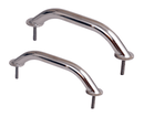 Marine Hardware Grab Handle, 9-3/4" OL 304SS Polished Round w/Stud, Large Base SSGH10004 - Essenbay Marine