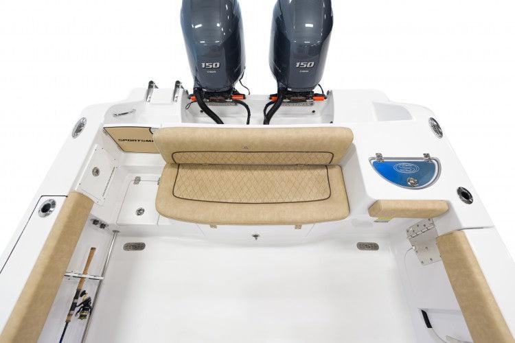 Sportsman Boats 251/252CC (2017-2020) Cockpit Bolster Cushion Set 4 Pieces Tan - Essenbay Marine