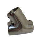 60 degree 1" rail fitting SS universal tee SSFT66193 - Essenbay Marine