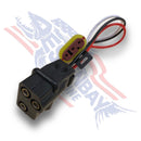 TecNiq 6" Amp Tripole Adapter 18 Gauge T99-0050-1 - Essenbay Marine