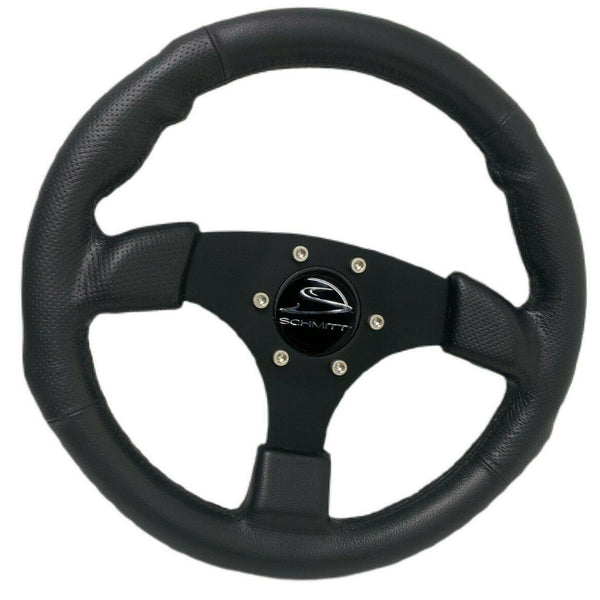Schmitt Fantasy Wheel | 13.8" - Black Spoke - 3/4" Tapered Shaft | PU011101 - Essenbay Marine