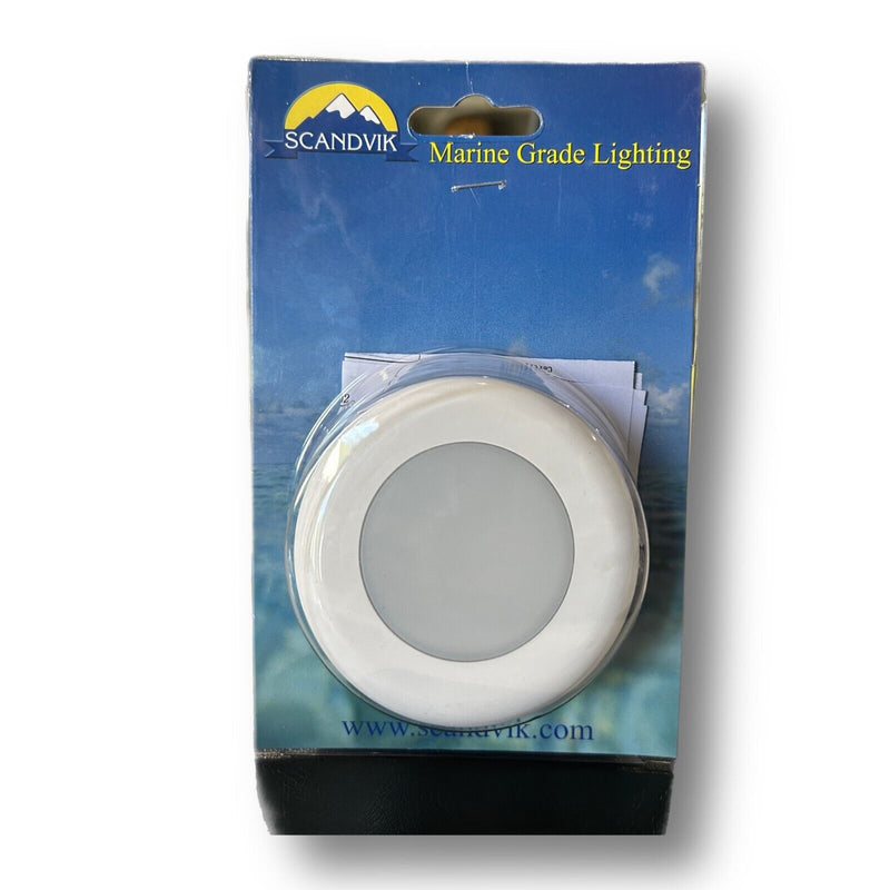 Scandvik A3 Dual Color LED Down Ceiling Courtesy Light Warm White/Blue 41377P - Essenbay Marine