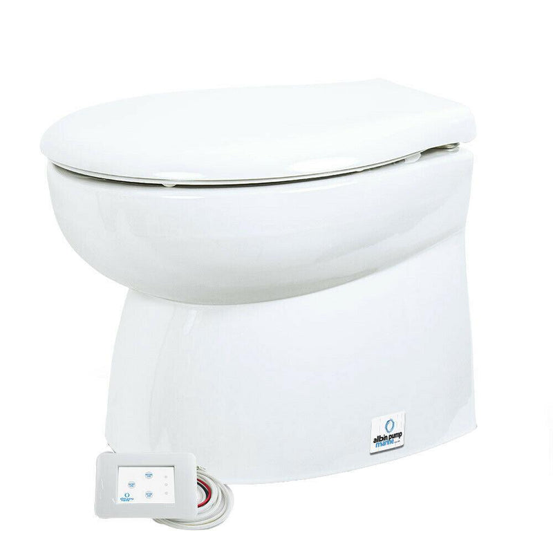 Albin Pump Marine Toilet Silent Premium Low 12V 07-04-016 - Essenbay Marine