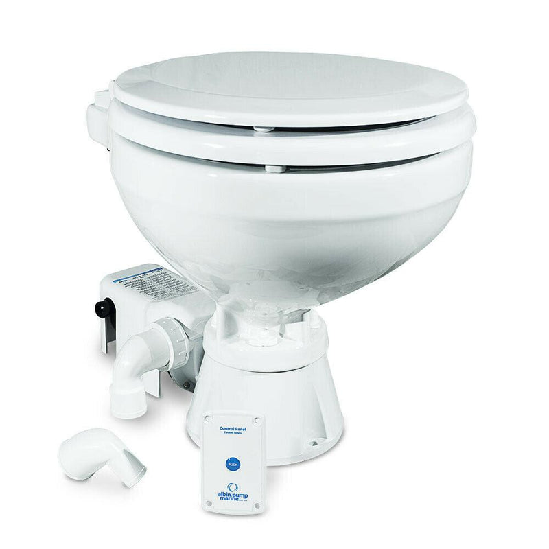 Albin Pump Marine Toilet Standard Electric EVO Compact 12V APM-07-02-004 - Essenbay Marine