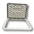 Jim Black Vented Door for Pioneer Boats 16" X 20" Arctic White 581-1620VENT-04 - Essenbay Marine