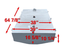 Florida Marine FMT-120-SHB Aluminum 120 Gallon Sea Hunt Boats Fuel Tank - Essenbay Marine