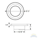 Scandvik A3 Dual Color LED Down Ceiling Courtesy Light Warm White/Blue 41377P - Essenbay Marine