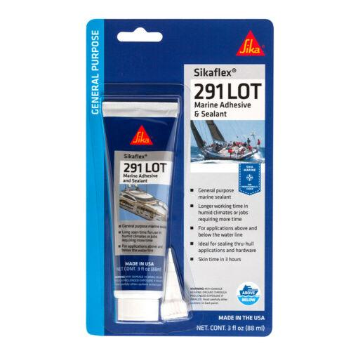 Sikaflex 291 Lot  Marine Adheaive & Sealant Back 3oz Tube 610565 - Essenbay Marine